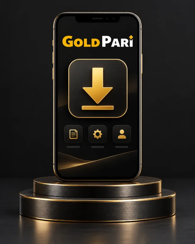 Иллюстрация мобильного доступа к Gold Pari